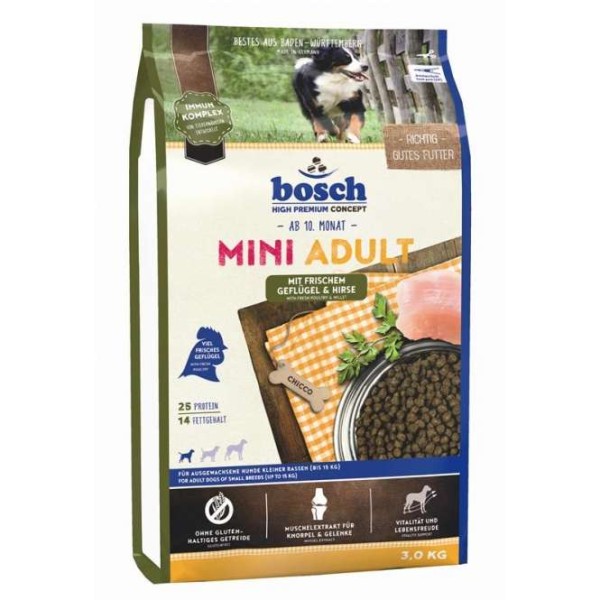 Bosch Mini Adult Geflügel & Hirse - 3 Kg