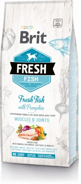 Brit Fresh Hund - Adult Large Breed - Fish - Muscles &