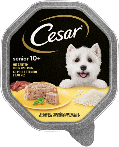 Cesar Senior 10+ Huhn & Reis 150g