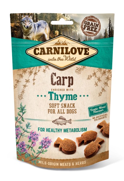 Carnilove Dog Soft Carp+Thyme 200g