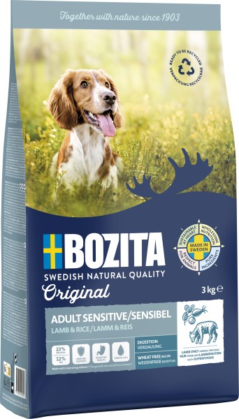 Bozita Dog Original Adult Sens. Digestion Lamb 3kg