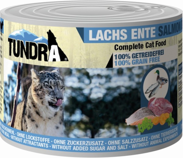 Tundra Cat Lachs & Ente 200g Dose