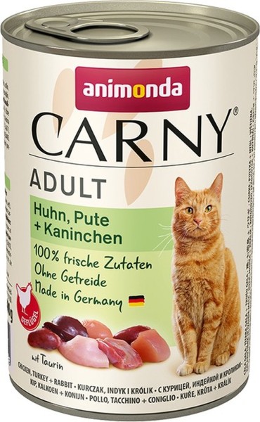 Animonda Cat Dose Carny Adult Huhn & Pute & Kaninchen 400g