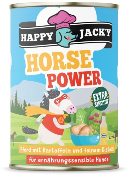 HapJack "Horse Power" Pferd mit Kartoffeln, 6x400g