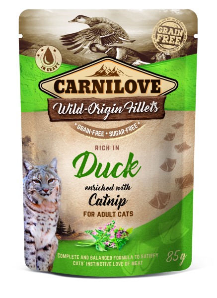Carnilove Cat Duck+Catnip 85gP