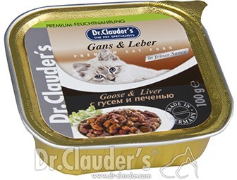 Dr. Clauder Cat Gans-Leber Sosse100gS