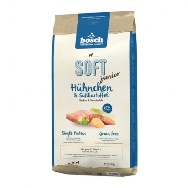 Bosch Soft Junior Hühnchen & Süßkartoffel - 12,5 kg