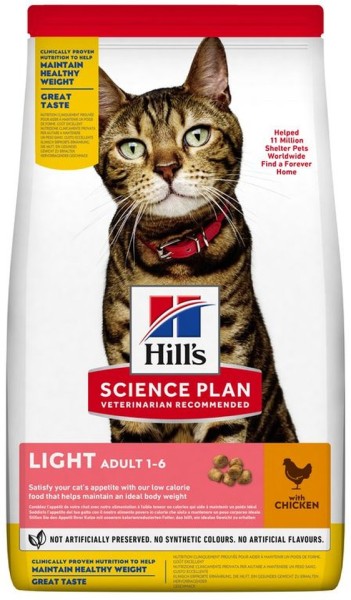 Hills Science Plan Katze Adult Light Huhn 3kg