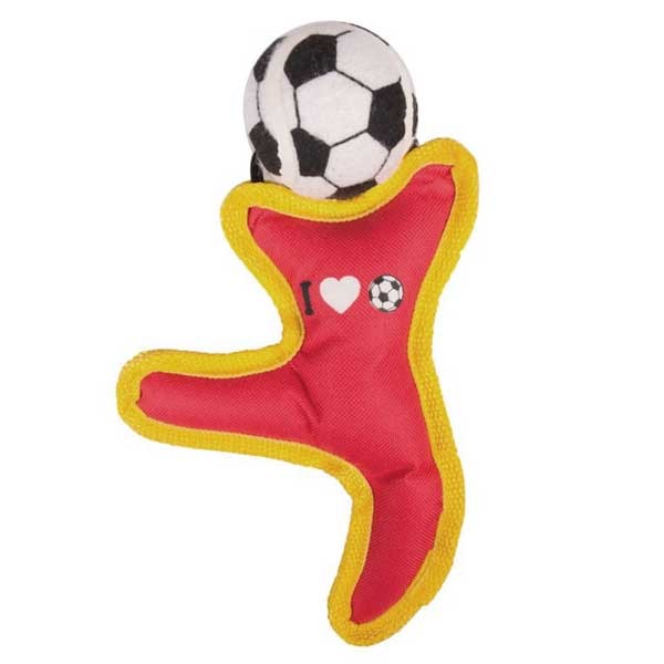 Karlie Flamingo Fußballfigur aus Nylon - Rot