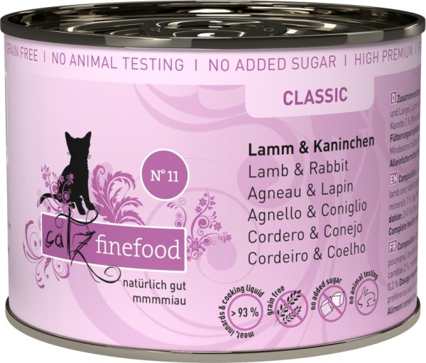 Catz finefood No.11 Lamm&Kaninchen 200g