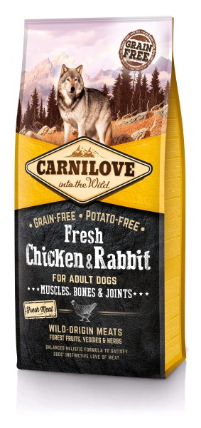 Carnilove Dog Fresh Chick+Rab 12kg