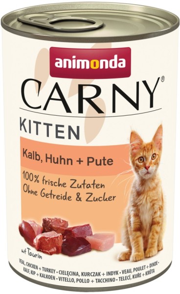 Animonda Cat Dose Carny Kitten Kalb, Huhn + Pute 400g