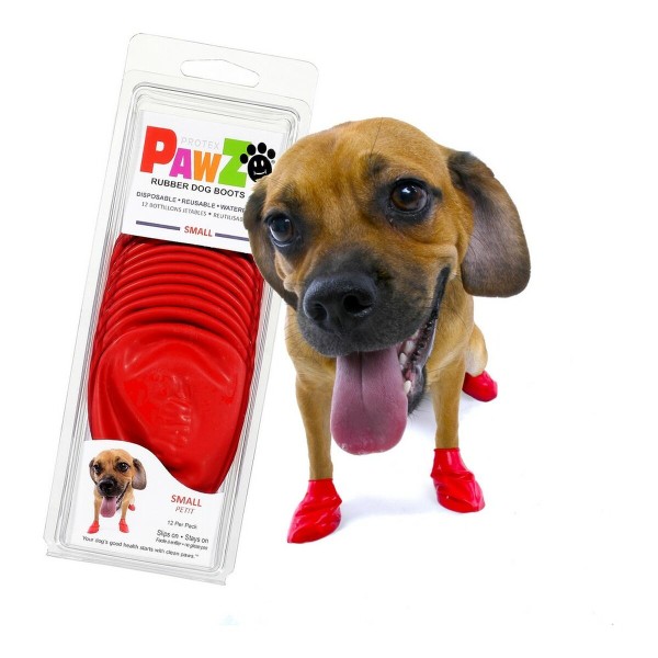 Stiefel Pawz Hund 12 Stück Rot Größe S