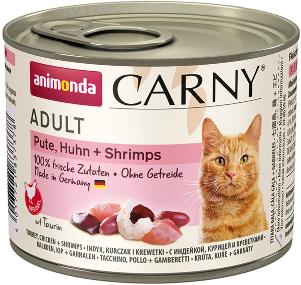 Animonda Cat Dose Carny Adult Pute & Huhn & Shrimps 200g