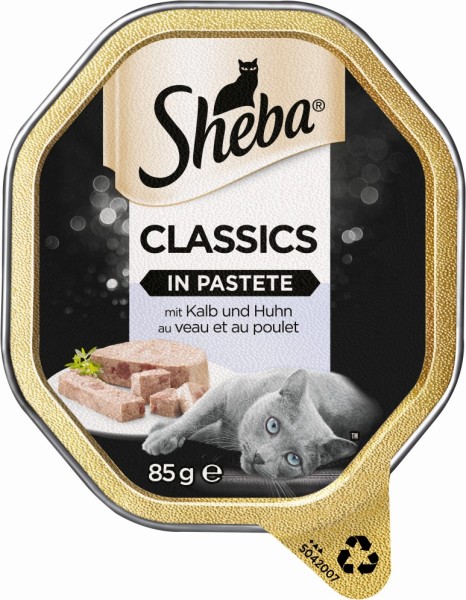 Sheba Schale Classics mit Kalb & Huhn 85g
