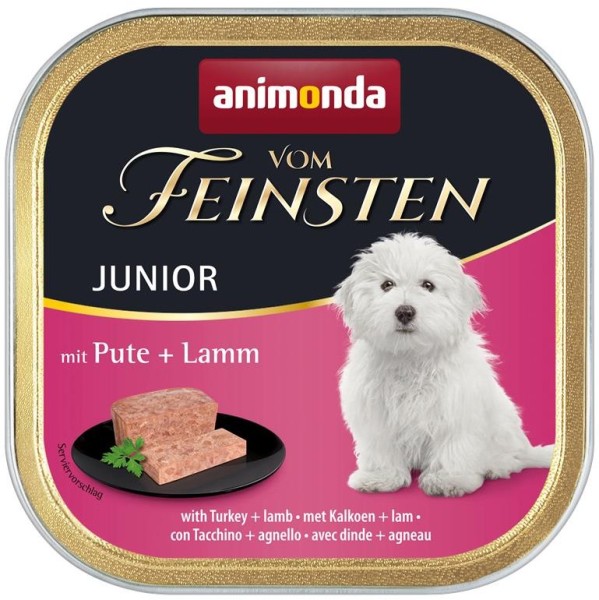 Animonda Dog Vom Feinsten Junior Pute + Lamm 150g