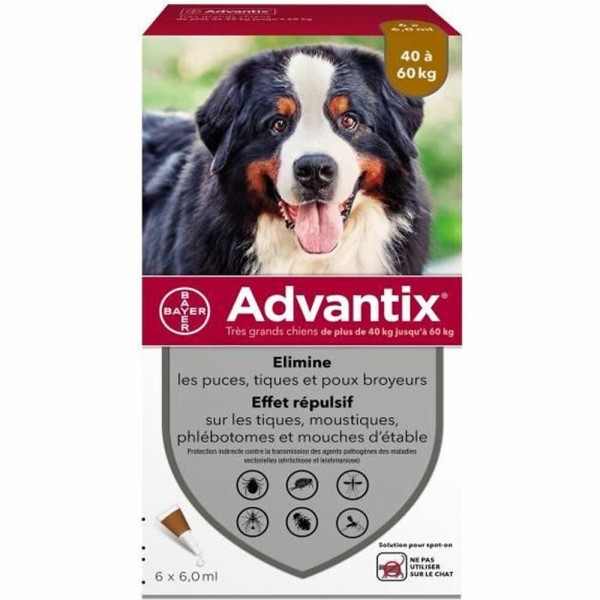 Hundepipette Advantix 40-60 Kg 6 Stück