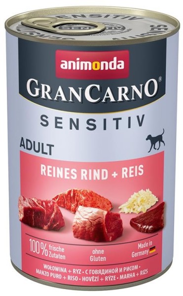 Animonda GranCarno Adult Sensitive Reines Rind + Reis 400