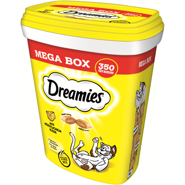 Dreamies Cat Snack mit Käse 350g Mega Box