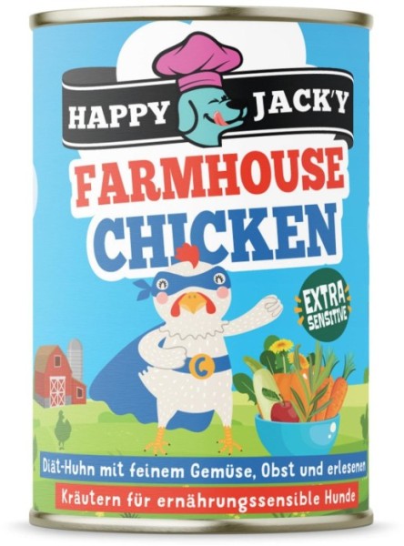 HapJack "Farmhouse Chicken" Huhn sensitive, 6x400g