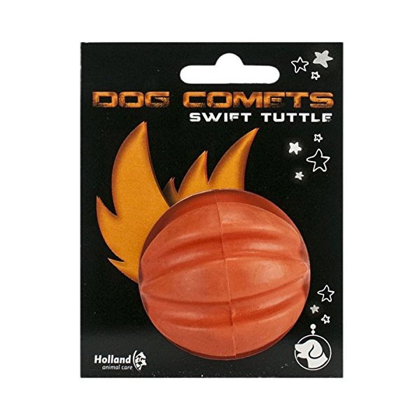 Dog Comets Ball - Swift Tuttle Orange