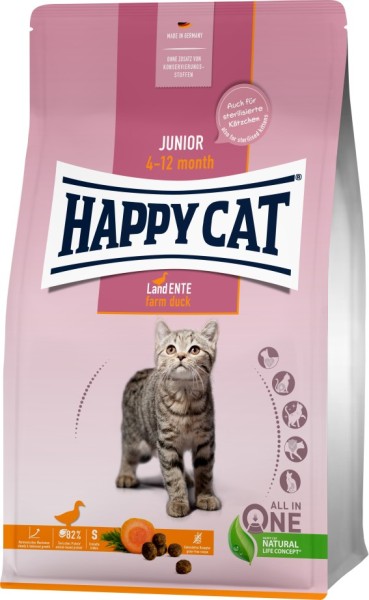 Happy Cat Young Junior Land Ente 4 kg
