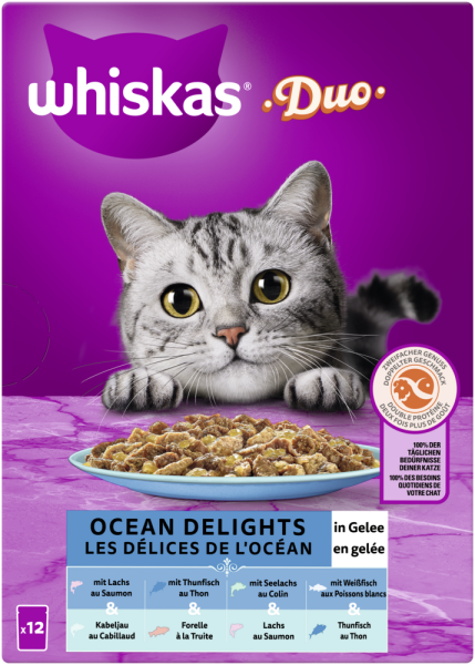 Whiskas Duo Ocean Delights in Gelee 12x85gP