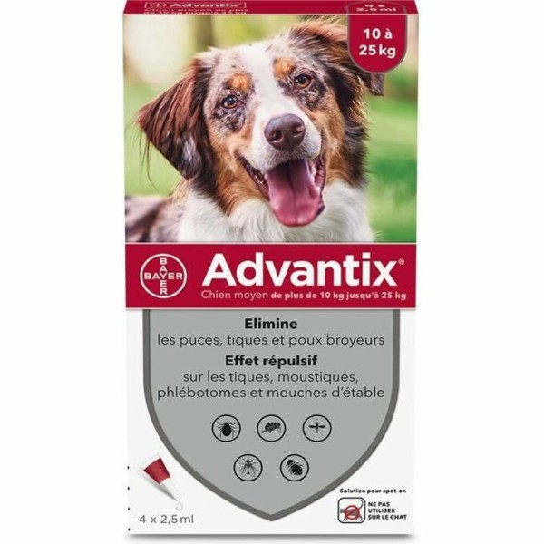 Hundepipette Advantix 10-25 Kg 4 Stück