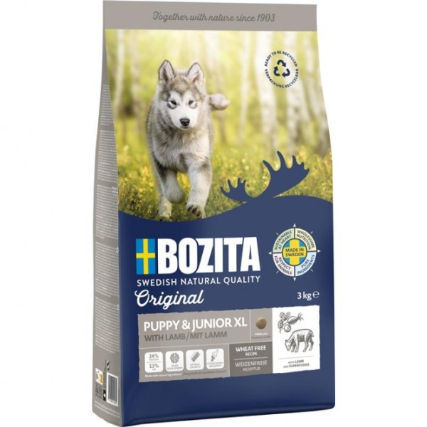 Bozita Original Puppy & Junior Lamb XL - 3 kg