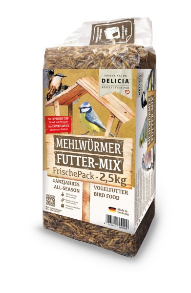 Delicia Mehlwürmer Futter-Mix 2,5kg