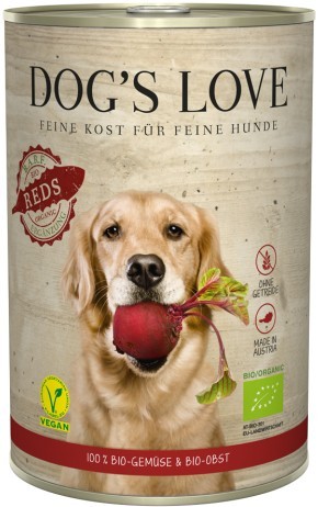 DOG'S LOVE BIO Reds Vegan 400g