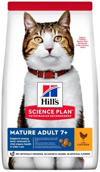 Hills Science Plan Katze Mature Adult 7+ Huhn 10kg