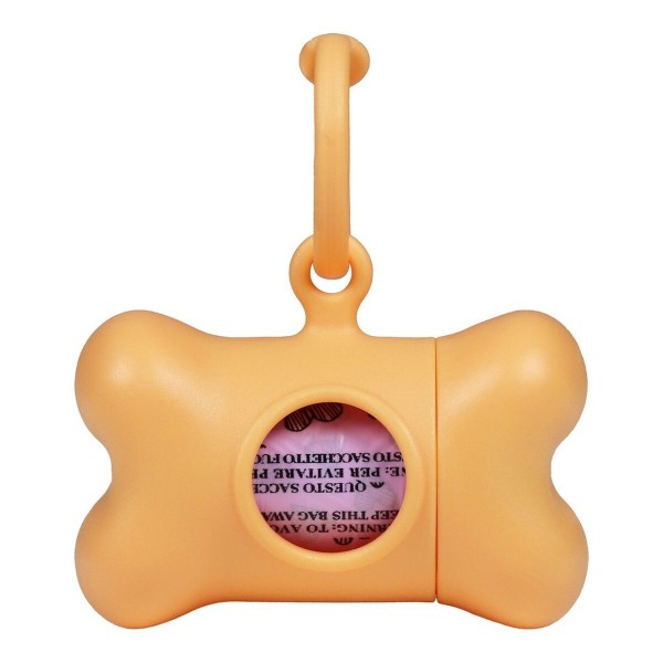 Kotbeutelspender United Pets Bon Ton Nano Classic Hund Orange (6 x 3 x 4 cm)