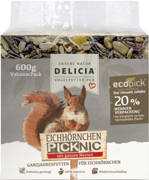 DELICIA Eichhörnchen Picknic - Vakuumpacks 0,6kg