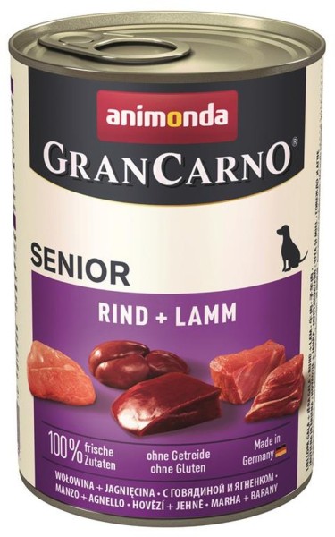 Animonda Dog Dose GranCarno Senior Kalb & Lamm 400g