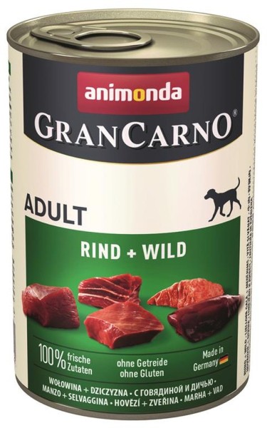 Animonda Dog Dose GranCarno Adult Rind & Wild 400g