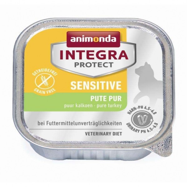 Animonda Cat Schale Integra Protect Sensitiv mit Pute pur 100g