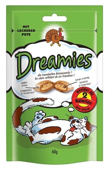 Dreamies Cat Snacks mit Pute 60g