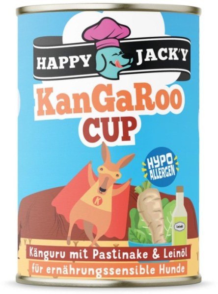 HapJack "Kangaroo Cup" Känguru mit Pastinaken, 6x400g