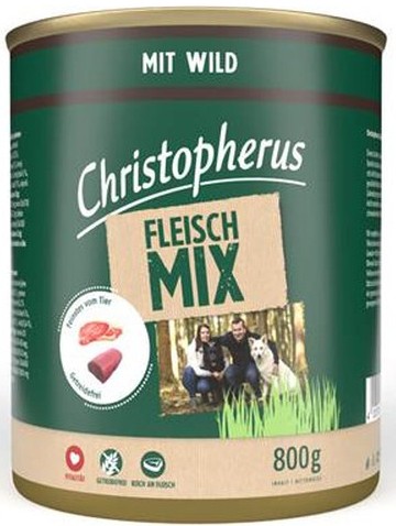 Christopherus Fleischmix - mit Wild 800g-Dose
