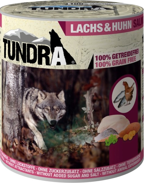 Tundra Dog Lachs & Huhn 800g Dose