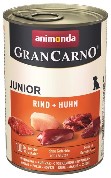 Animonda Dog Dose GranCarno Junior Huhn & Kaninchen 400g