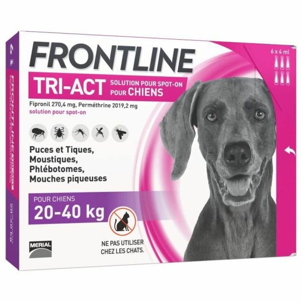 Hundepipette Frontline Tri-Act 20-40 Kg 6 Stück