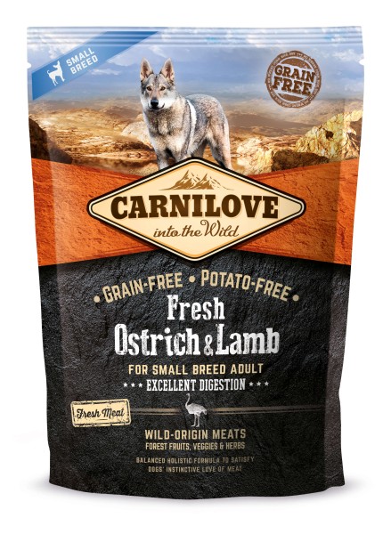 Carnilove Dog Fresh S Ostr+Lam 1,5kg