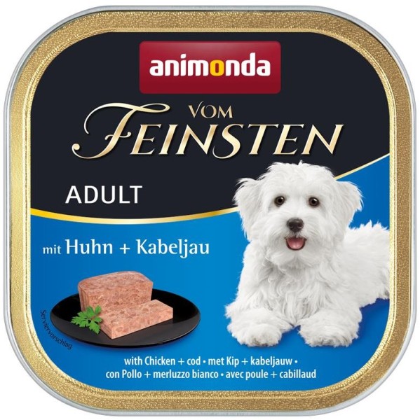 Animonda Dog Vom Feinsten Adult mit Huhn & Kabeljau 150g