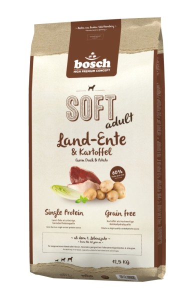 Bosch SOFT Land-Ente & Kartoffel 12,5 kg