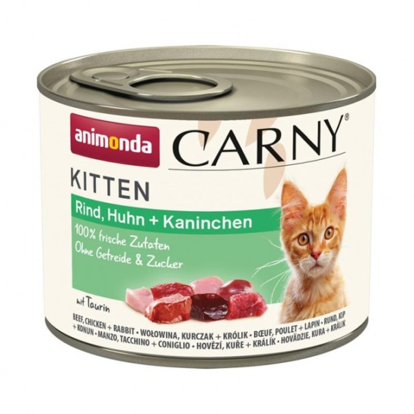 Animonda Carny Kitten Rind, Huhn & Kaninchen - 200g