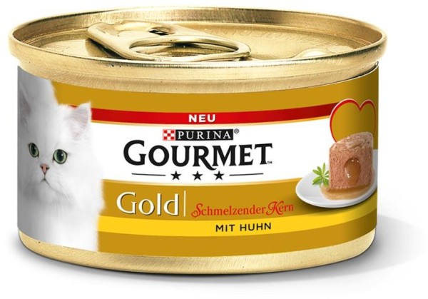 Gourmet Gold schmelzender Kern Huhn 85 g