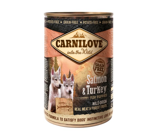 Carnilove Puppy Salmon+Turkey 400gD