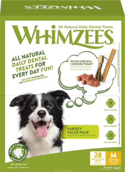 Whm. Dog Snack Variety Value Box M (28 Treats)